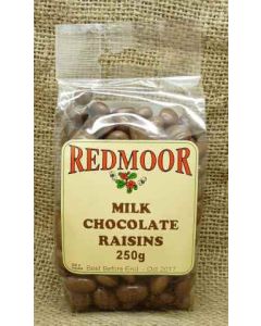 MILK CHOCOLATE RAISINS 250G