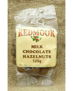 MILK CHOCOLATE HAZELNUTS 125G