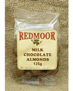 MILK CHOCOLATE ALMONDS 125G