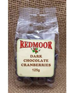 DARK CHOCOLATE CRANBERRIES 125G