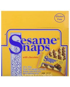 SESAME SNAPS  CHOCOLATE 1 X 24 X 30G