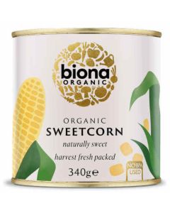 BIONA.ORG SWEETCORN 340G X 6