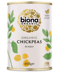 BIONA ORG CHICK PEAS 400G X 6