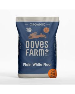 DOVES ORG PLAIN WHITE FLOUR 25KG