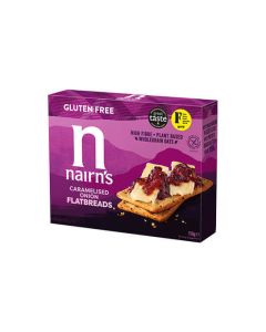 NAIRNS GLUTEN FREE CARAMELISED ONION FLATBREADS 6 X 150G