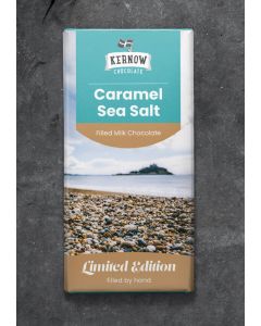 KERNOW MILK CARAMEL SEA SALT CHOC 20X100G