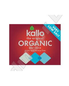 KALLO ORG LOW SALT BEEF STOCK CUBES 1 X 51G