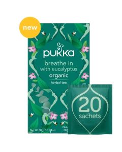 PUKKA BREATHE IN TEA TEA BAGS 4 X 20