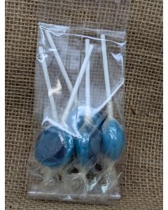 BLUE RASPBERRY LOLLIES X 5