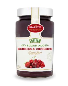 STUTE  BERRIES & CHERRIES JAM 430GM X 6