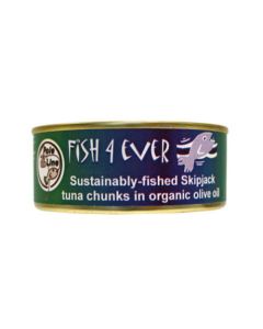 FISH4EVER SKIPJACK TUNA STEAKS O/OIL 1 X 160G