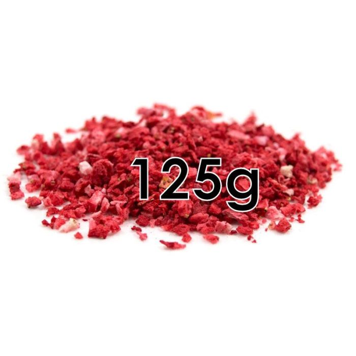 FREEZE DRIED RASPBERRY PIECES 125G