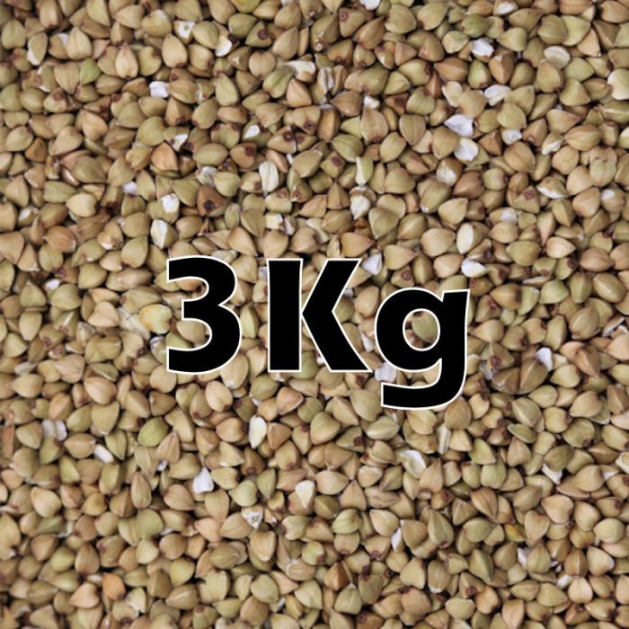 BUCKWHEAT WHOLE UNROASTED ORG. 3KG