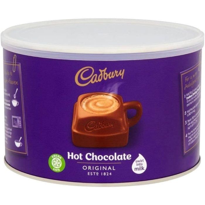 CADBURYS HOT CHOCOLATE TIN    6 X 1KG