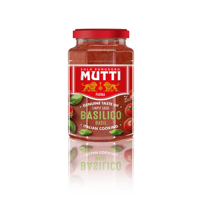 MUTTI TOMATO PASTA SAUCE - BASIL 6 X 400G