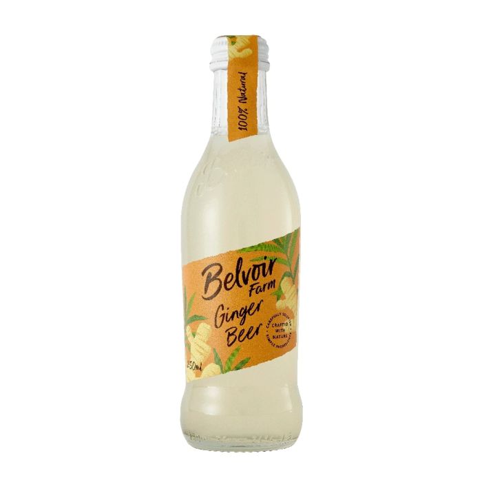 BELVOIR SPARKLING GINGER BEER 12X250ML