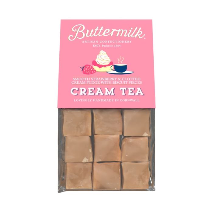 BUTTERMILK CREAM TEA FUDGE 16 X 175G