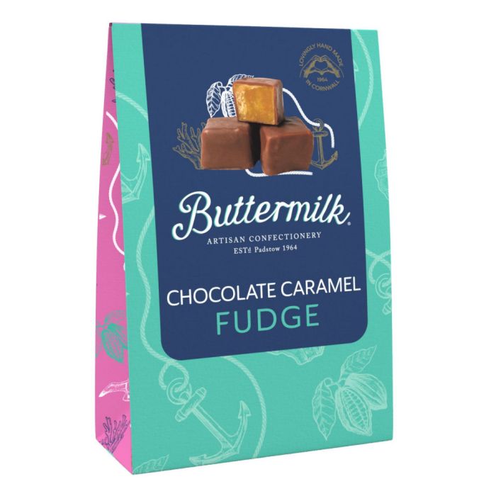 BUTTERMILK MILK CHOCOLATE CARAMEL SEA SALT FUDGE 3 X 140G