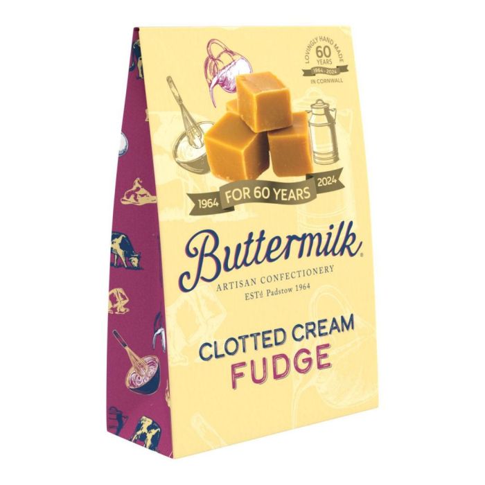 BUTTERMILK CLOTTED CREAM FUDGE 6 X 150G