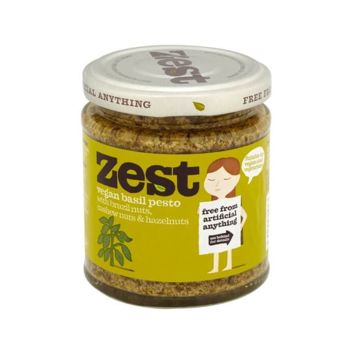 ZEST BASIL PESTO SUITABLE FOR VEGANS 6 X 340G