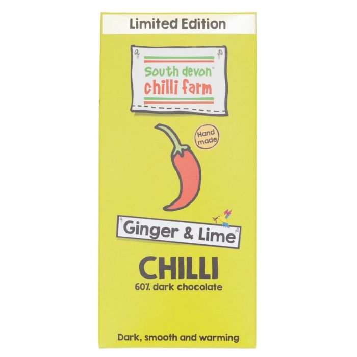 SDCF CHILLI CHOCOLATE - GINGER & LIME 80G X 6