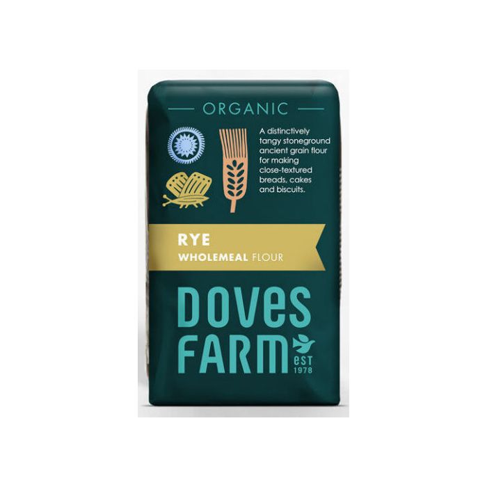 DOVES 100% STONEGROUND RYE FLOUR 5X1KG