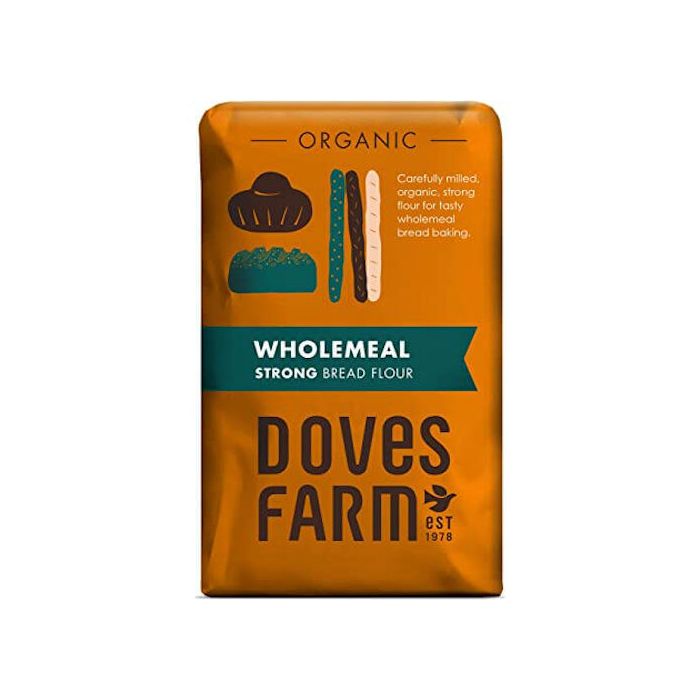 DOVES 100% STRONG ORG WHOLEMEAL FLOUR 5X1.5KG