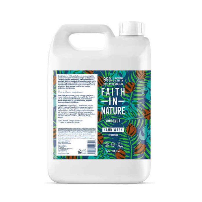 FAITH HAND WASH COCONUT 5LTR