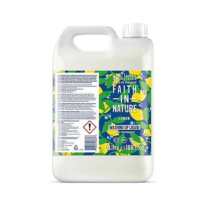 FAITH WASHING UP LIQUID 5LTR