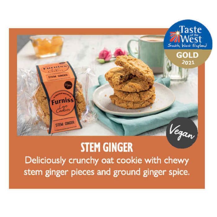 FURNISS LOVE COOKIES VEGAN STEM GINGER 1 X 180G