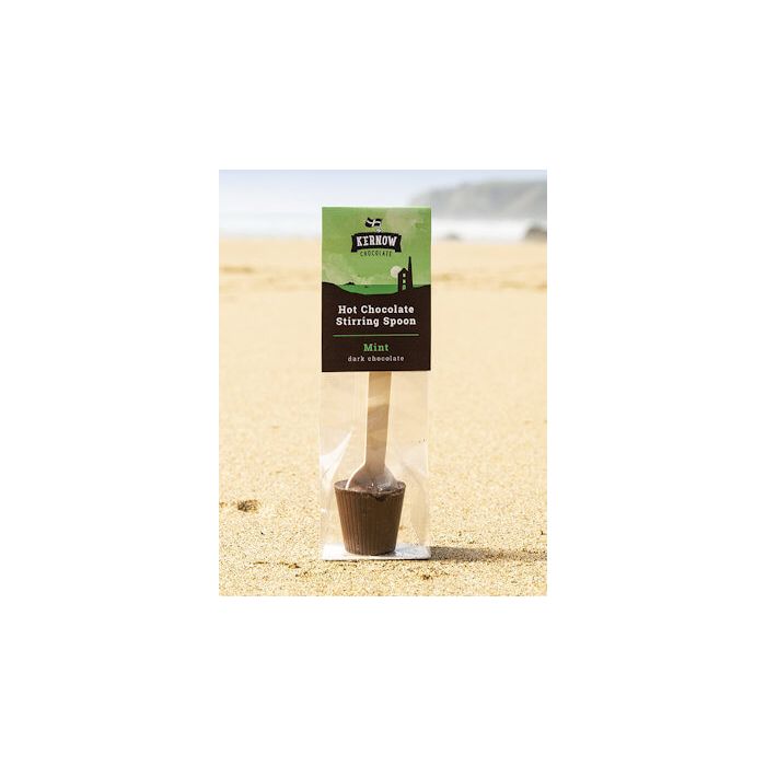 KERNOW HOT CHOC SPOONS DARK MINT X 20