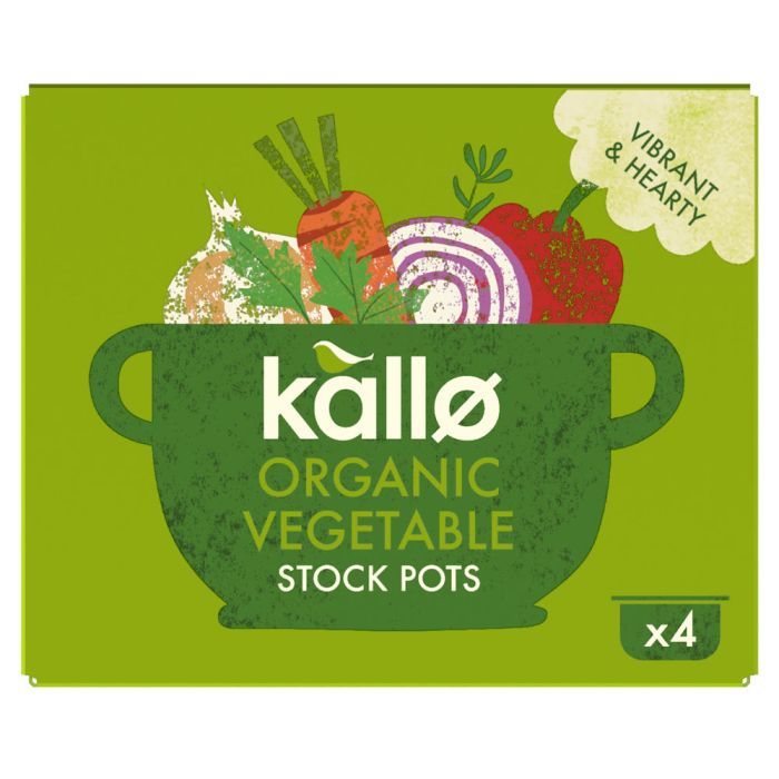 KALLO ORGANIC VEGETABLE STOCK POT (4X24G) X 8