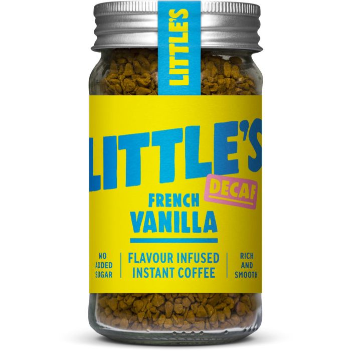 LITTLES DECAF FRENCH VANILLA INSTANT COFFEE 6 X 50G