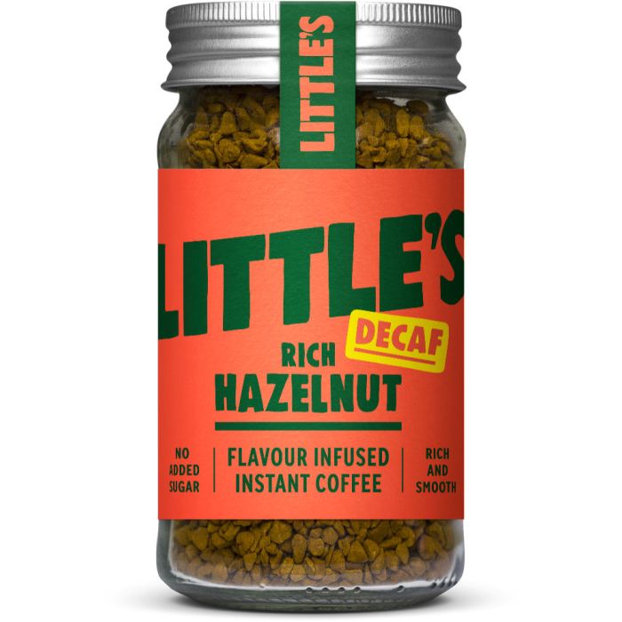 LITTLES DECAF RICH HAZELNUT INSTANT COFFEE 6 X 50G