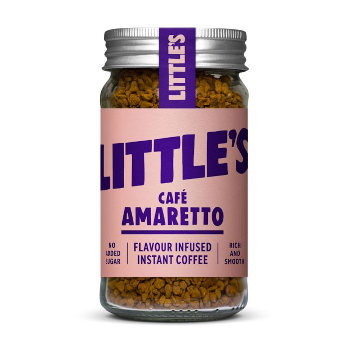 LITTLES CAFE AMERETTO INSTANT COFFEE 6 X 50G