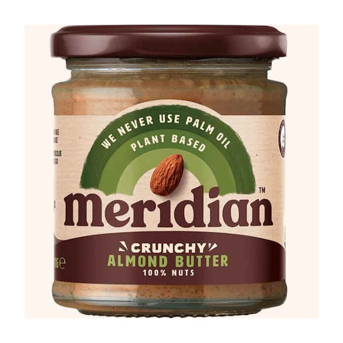 MERIDIAN CRUNCHY ALMOND BUTTER 170G X 6