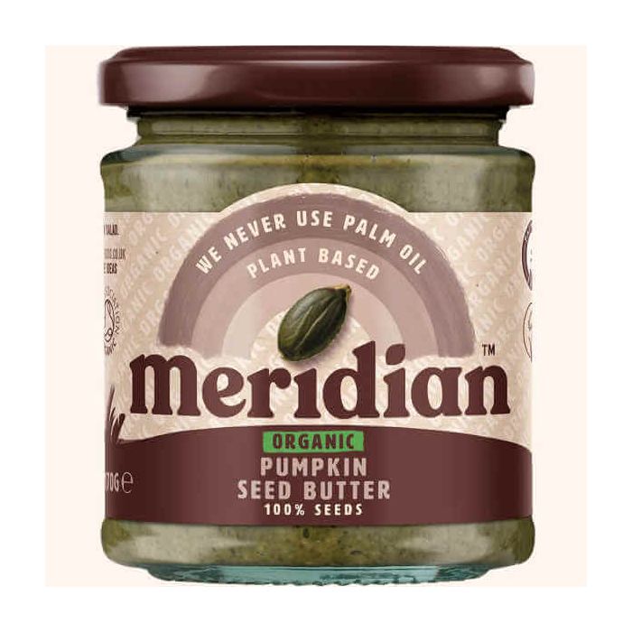 MERIDIAN ORGANIC PUMPKIN SEED BUTTER 170G X 6