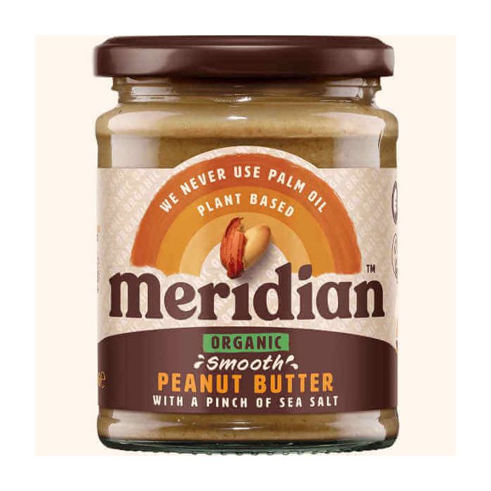 MERIDIAN ORGANIC PEANUT BUTTER SMOOTH WITH SALT 280G X 1