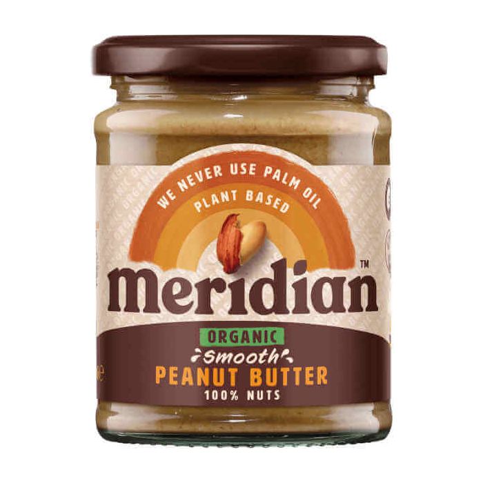 MERIDIAN ORGANIC PEANUT BUTTER SMOOTH NAS 280G X 1