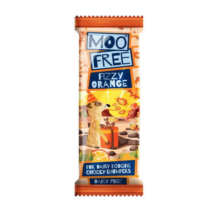 MOOFREE KIDS FIZZY MOOS "MILK" ORANGE 20 X 20G