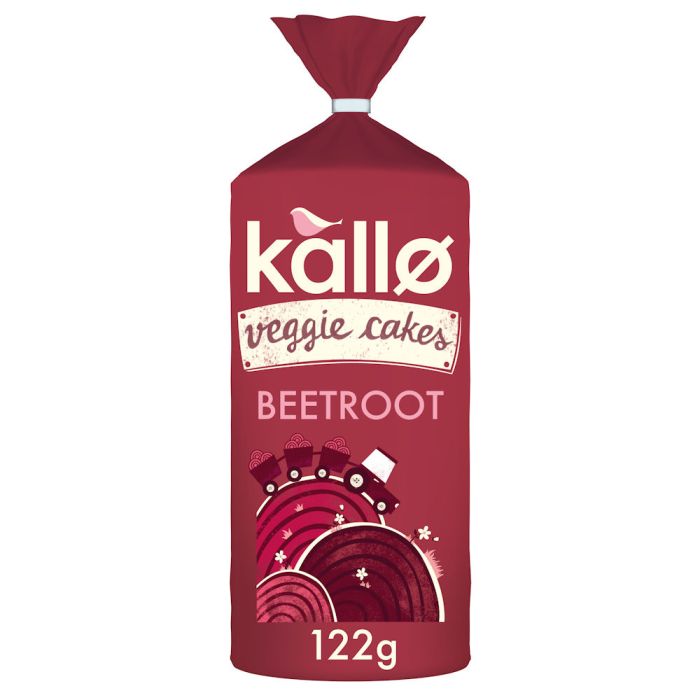 KALLO BEETROOT & BALSAMIC VEGGIE CAKES 122G X 6