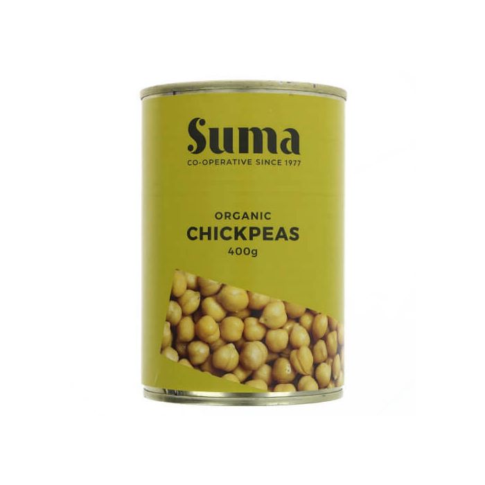 SUMA ORGANIC CHICK PEAS 12 X 400G