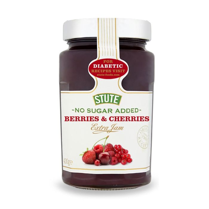 STUTE  BERRIES & CHERRIES JAM 430GM X 6