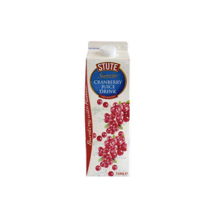 STUTE CRANBERRY JUICE DRINK 12 X 1 LITRE X 1