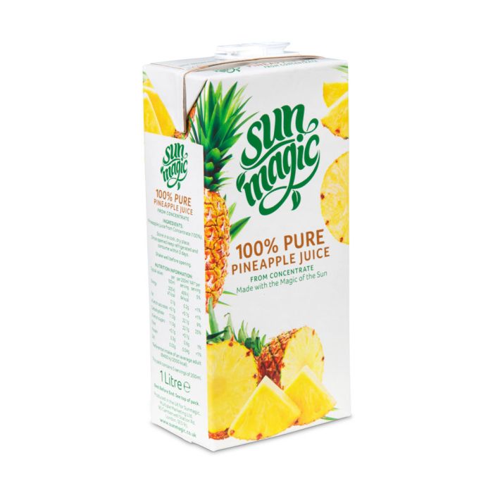 SUNMAGIC PINEAPPLE JUICE PURE PREMIUM 12X1LT